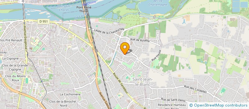 localisation de l'entreprise TAXI-ELITE 45  SAINT-JEAN-LE-BLANC