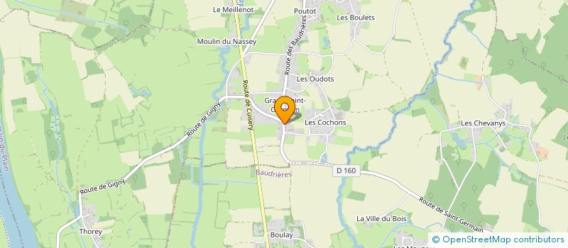 localisation de l'entreprise TAXI ELITE BOURGOGNE - YANNICK SERRE  SAINT-GERMAIN-DU-PLAIN