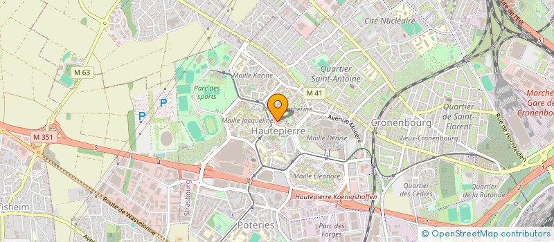 localisation de l'entreprise TAXI EM à STRASBOURG