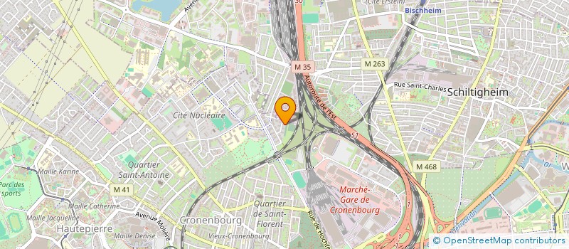 localisation de l'entreprise TAXI EMS à STRASBOURG