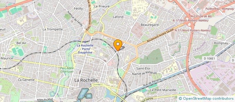 localisation de l'entreprise TAXI-EN-RE PIERRE BOUHIER  LA ROCHELLE