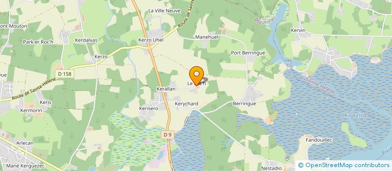 localisation de l'entreprise TAXI ENTRE TERRE ET MER 56 à PLOUHINEC