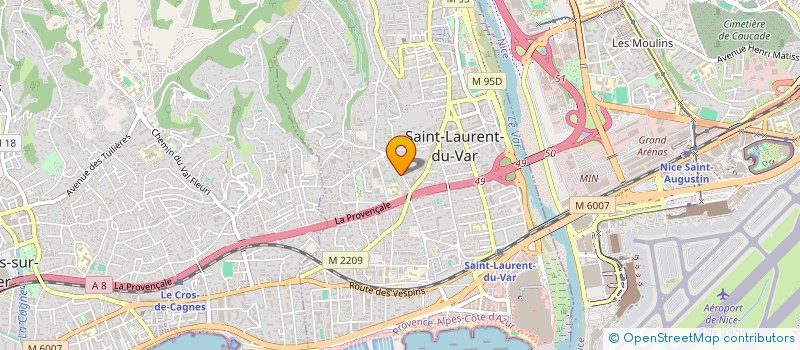 localisation de l'entreprise TAXI ENZO  SAINT-LAURENT-DU-VAR