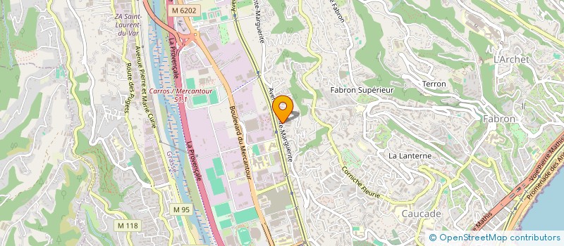 localisation de l'entreprise TAXI ESCARENE à NICE