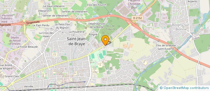 localisation de l'entreprise TAXI EST ORLEANAIS à SAINT-JEAN-DE-BRAYE