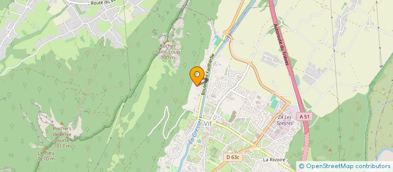 localisation de l'entreprise TAXI ESTEVE LIONEL  VIF