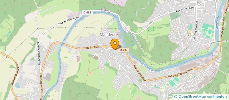localisation de l'entreprise TAXI ET TRANSPORTS LAETITIA THIERRY à ANDELNANS