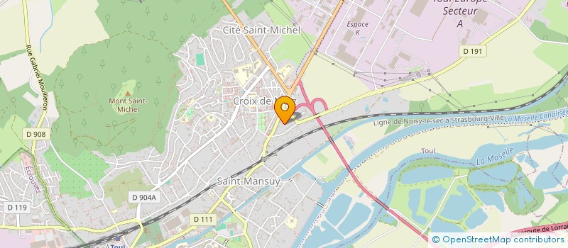 localisation de l'entreprise TAXI ETOILE  TOUL