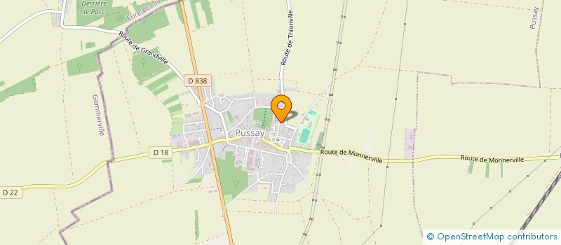 localisation de l'entreprise TAXI EUDES  PUSSAY