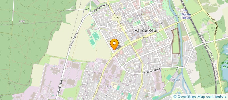 localisation de l'entreprise TAXI EURE SEINE  VAL-DE-REUIL