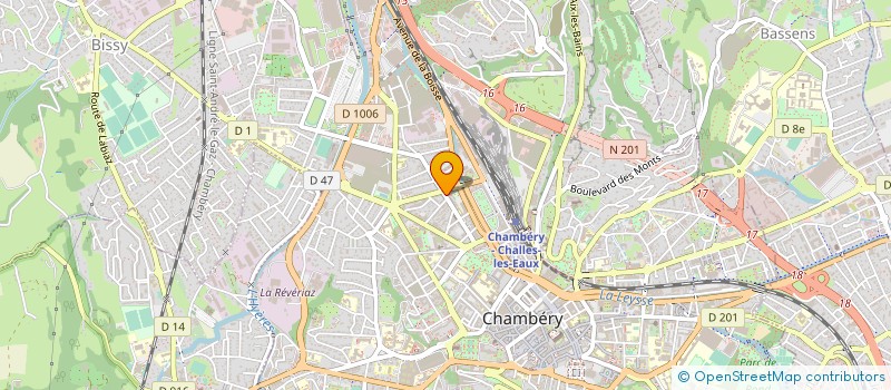 localisation de l'entreprise TAXI EXCELLENCE  CHAMBERY