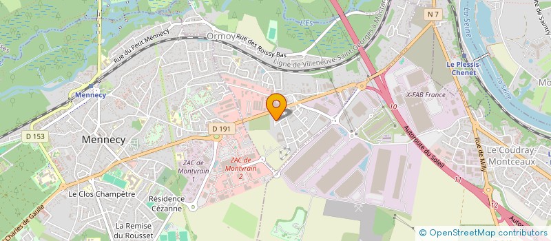 localisation de l'entreprise TAXI EXPRESS  ORMOY