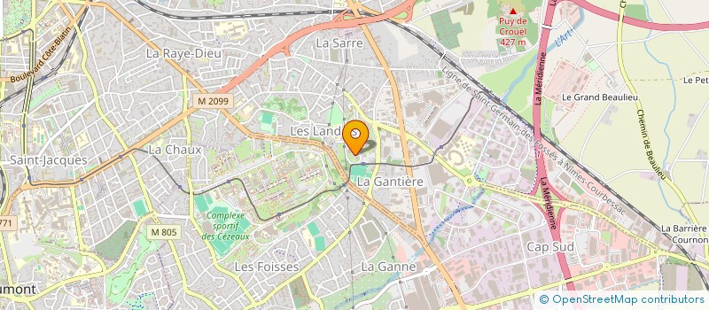 localisation de l'entreprise TAXI EXPRESS  CLERMONT-FERRAND