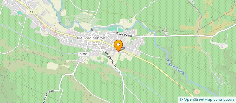 localisation de l'entreprise TAXI FAB  RIEUX-MINERVOIS