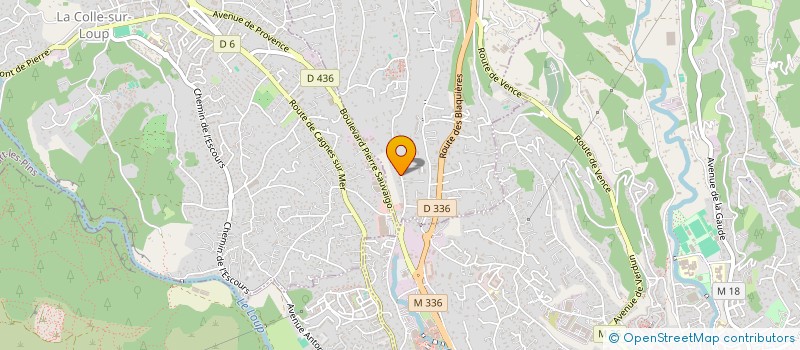 localisation de l'entreprise TAXI FABIEN à SAINT-PAUL-DE-VENCE