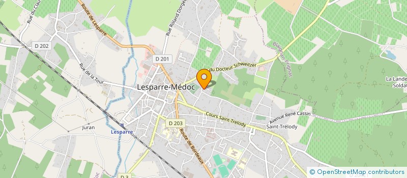 localisation de l'entreprise TAXI FAUSTA  LESPARRE-MEDOC