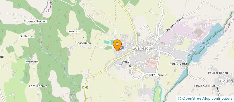 localisation de l'entreprise TAXI FERRAND  GUERLESQUIN