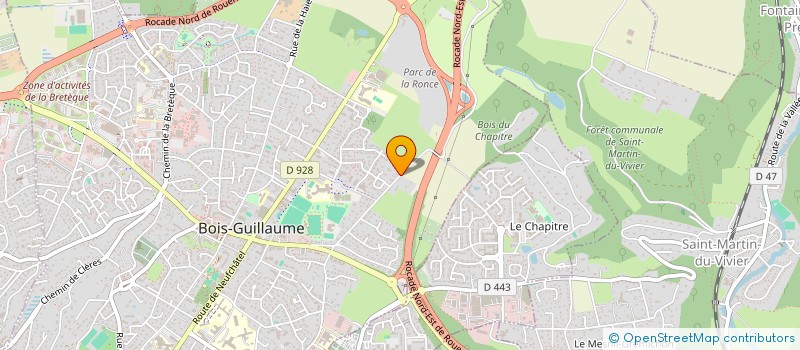 localisation de l'entreprise TAXI FESTIN 76 à BOIS-GUILLAUME