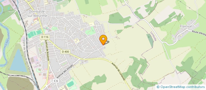 localisation de l'entreprise TAXI FL NANCY  DOMBASLE-SUR-MEURTHE