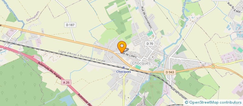 localisation de l'entreprise TAXI FLO  CHOCQUES