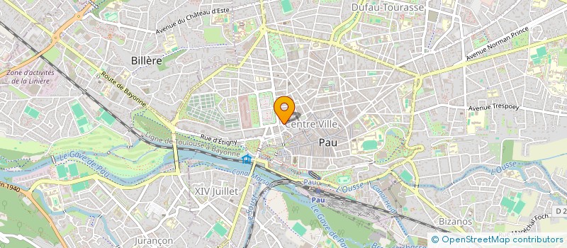 localisation de l'entreprise TAXI FLORIAN à PAU