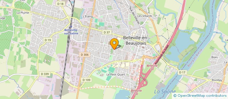 localisation de l'entreprise TAXI FORET  BELLEVILLE-EN-BEAUJOLAIS