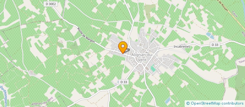 localisation de l'entreprise TAXI FORNET à ALIGNAN-DU-VENT