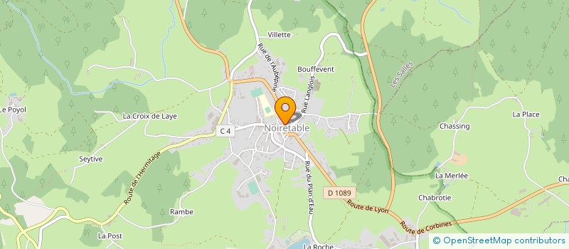 localisation de l'entreprise TAXI FOURNIAL  NOIRETABLE