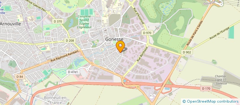 localisation de l'entreprise TAXI FR à GONESSE