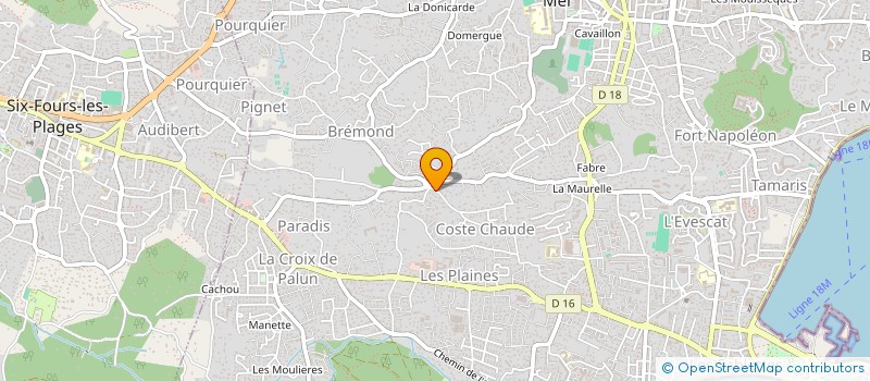 localisation de l'entreprise TAXI FRANCK  LA SEYNE-SUR-MER