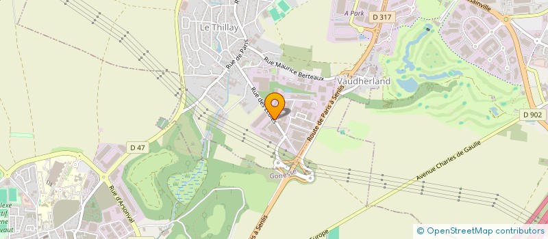 localisation de l'entreprise TAXI FRANDZY  LE THILLAY