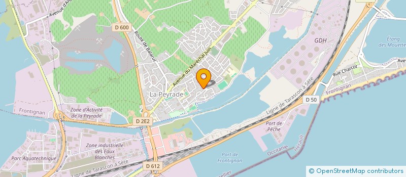 localisation de l'entreprise TAXI FRED à FRONTIGNAN