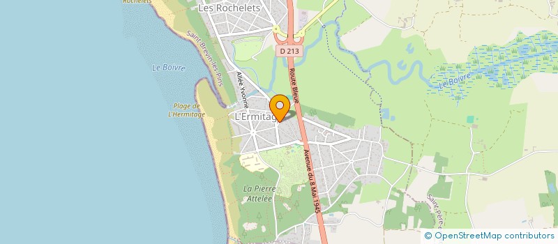 localisation de l'entreprise TAXI FRITZ THIERRY à SAINT-BREVIN-LES-PINS