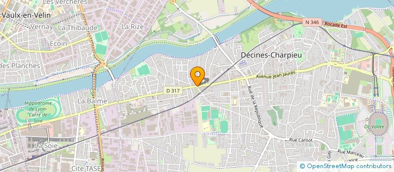 localisation de l'entreprise TAXI FROM LYON  DECINES-CHARPIEU