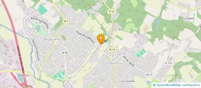 localisation de l'entreprise TAXI FURTON  BRUGUIERES