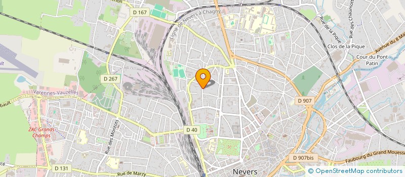 localisation de l'entreprise TAXI G5 à NEVERS
