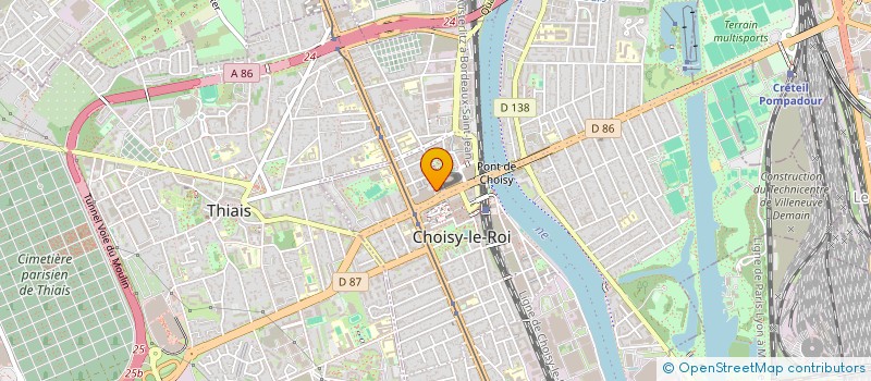 localisation de l'entreprise TAXI GAHRAR  CHOISY-LE-ROI