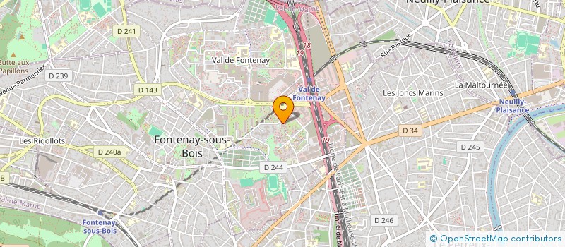 localisation de l'entreprise TAXI GEAR à FONTENAY-SOUS-BOIS
