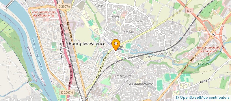 localisation de l'entreprise TAXI GEORGES à BOURG-LES-VALENCE