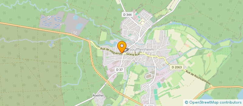 localisation de l'entreprise TAXI GEYER  SOUFFLENHEIM