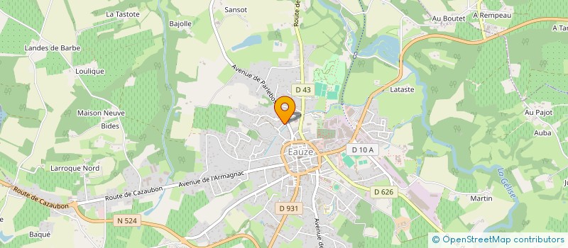 localisation de l'entreprise TAXI GIL  EAUZE