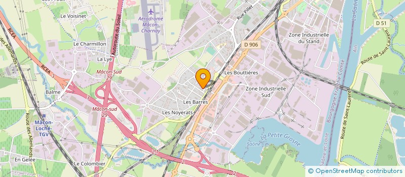 localisation de l'entreprise TAXI GILLES à MACON