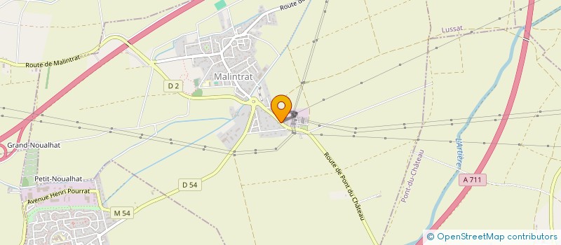 localisation de l'entreprise TAXI GIRAUDON  MALINTRAT