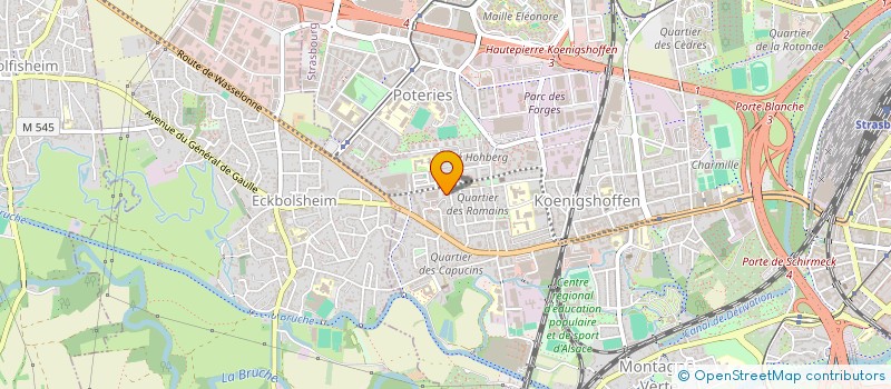 localisation de l'entreprise TAXI GOLD à STRASBOURG