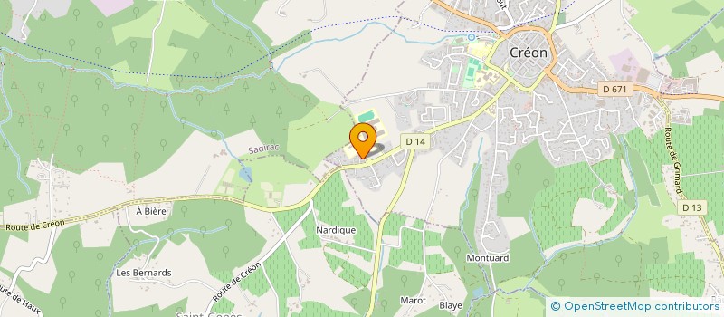 localisation de l'entreprise TAXI GOMES  CREON