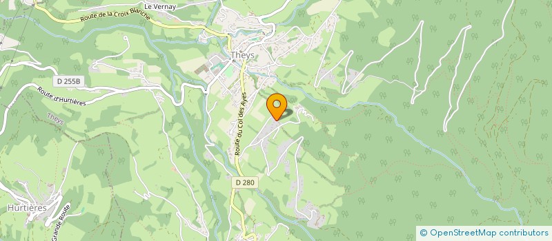 localisation de l'entreprise TAXI GONCELIN BELLEDONNE GRESIVAUDAN  THEYS