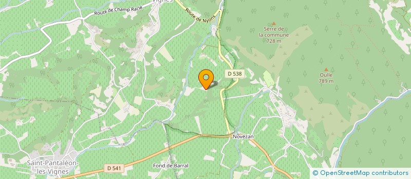 localisation de l'entreprise TAXI GOTTI  ROUSSET-LES-VIGNES