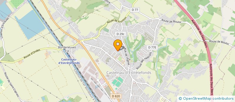 localisation de l'entreprise TAXI GOUZOT-MULTI COURSES à CASTELNAU-D'ESTRETEFONDS