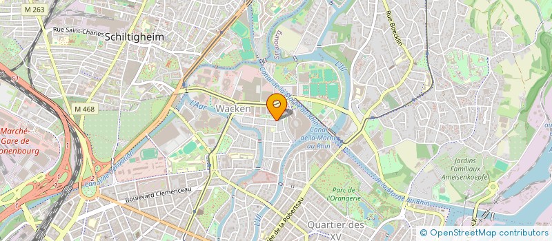 localisation de l'entreprise TAXI GRAND EST à STRASBOURG