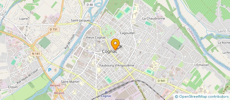 localisation de l'entreprise TAXI GRANDE CHAMPAGNE à COGNAC